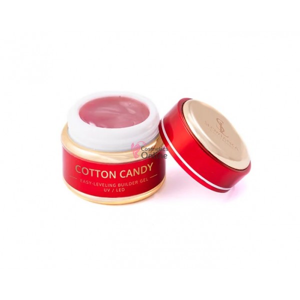 Gel UV Slowianka de constructie autonivelant Cotton Candy, 3 în 1, 15 gr